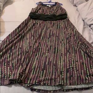 Purple polka dot dress